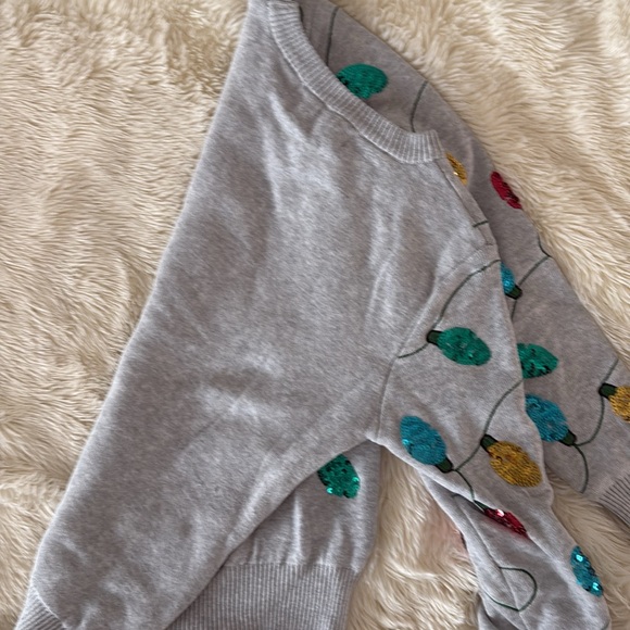 Disney Gray Sweater with Colorful Sequins - Picture 4 of 5